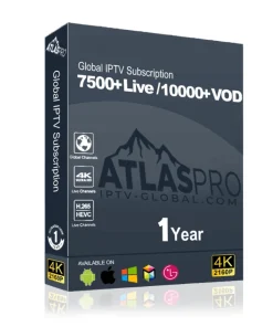 Image de l’abonnement Atlas Pro compatible avec Atlas Pro ONTV et les applications IPTV via API Xtream